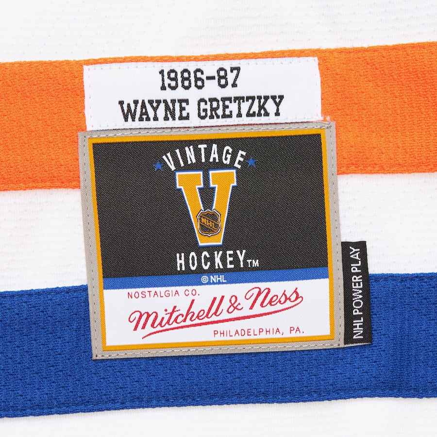 Wayne Gretzky Edmonton Oilers 1986-87 Mitchell&Ness NHL white