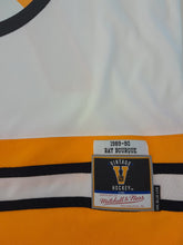 Laden Sie das Bild in den Galerie-Viewer, Boston Bruins 1989 Ray Bourque Mitchell&amp;Ness NHL BLUE LINE Vintage Hockey Jersey