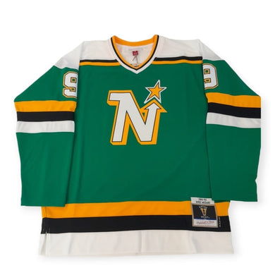 Minnesota North Stars 1989 Mike Modano Mitchell&Ness NHL BLUE LINE Vintage Hockey Jersey