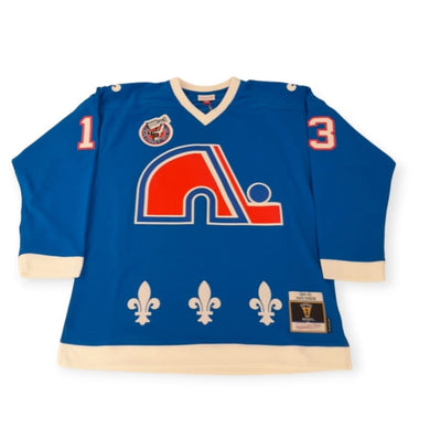 Quebec Nordiques 1992 Mats Sundin Mitchell&Ness NHL BLUE LINE Vintage Hockey Jersey
