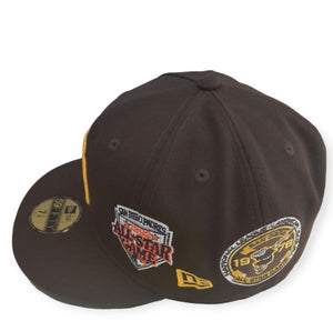 San Diego Padres New Era 59FIFTY MLB Cooperstown Collection Multi Patch Cap