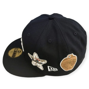 New York Yankees New Era 59FIFTY MLB Cooperstown Collection Multi Patch Cap