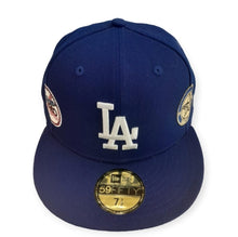 Laden Sie das Bild in den Galerie-Viewer, Los Angeles Dodgers New Era 59FIFTY MLB Cooperstown Collection Multi Patch Cap