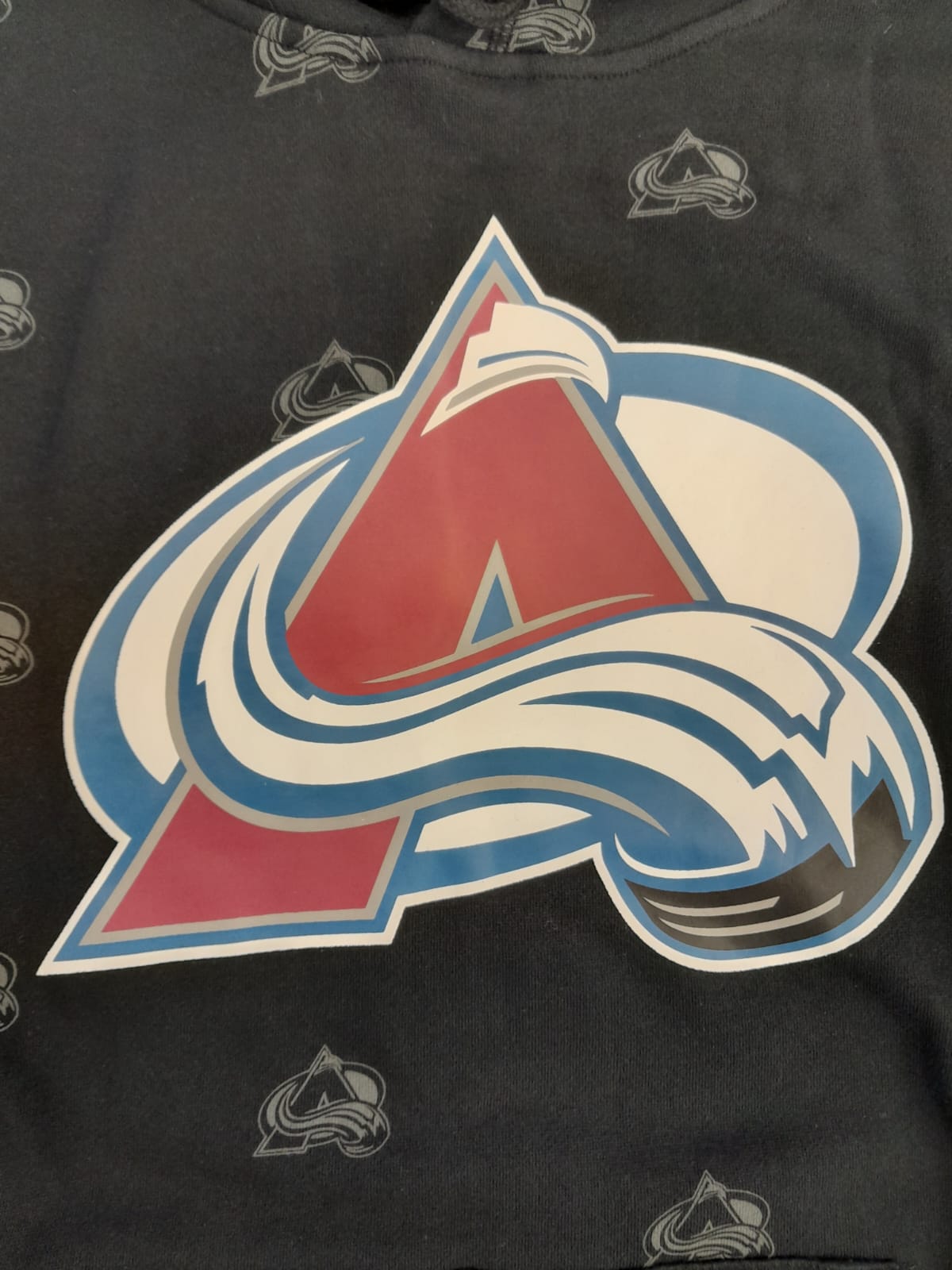 Colorado Avalanche Mitchell&Ness NHL AOP Throwback Fleece Hoody