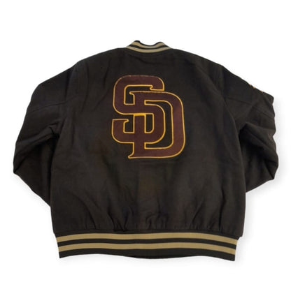 San Diego Padres New Era MLB World Series Patch Varsity Jacket