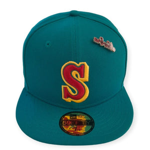 Seattle Mariners New Era 59FIFTY MLB Pin Pack Cap