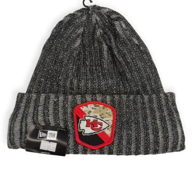 Kansas City CHiefs New Era NFL Salute to Service Knitted Beanie