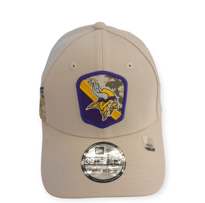 Minnesota Vikings New Era 39THIRTY Salute to Service 23 Cap