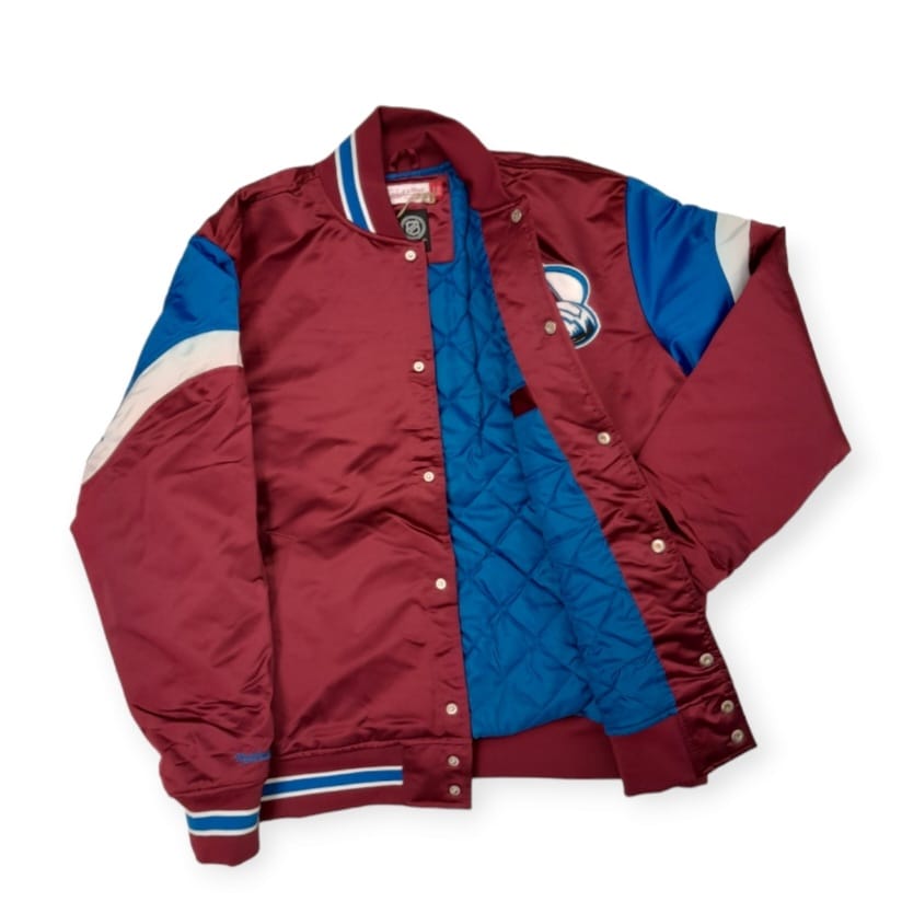 Colorado Avalanche Mitchell&Ness NHL Heavyweight Satin Jacket