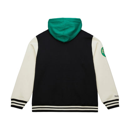 Boston Celtics Rinkside Fleece Full-Snap Jacket - Mitchell & Ness