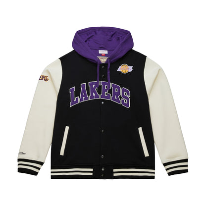 Los Angeles Lakers Rinkside Fleece Full-Snap Jacket - Mitchell & Ness