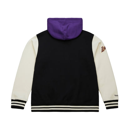 Los Angeles Lakers Rinkside Fleece Full-Snap Jacket - Mitchell & Ness