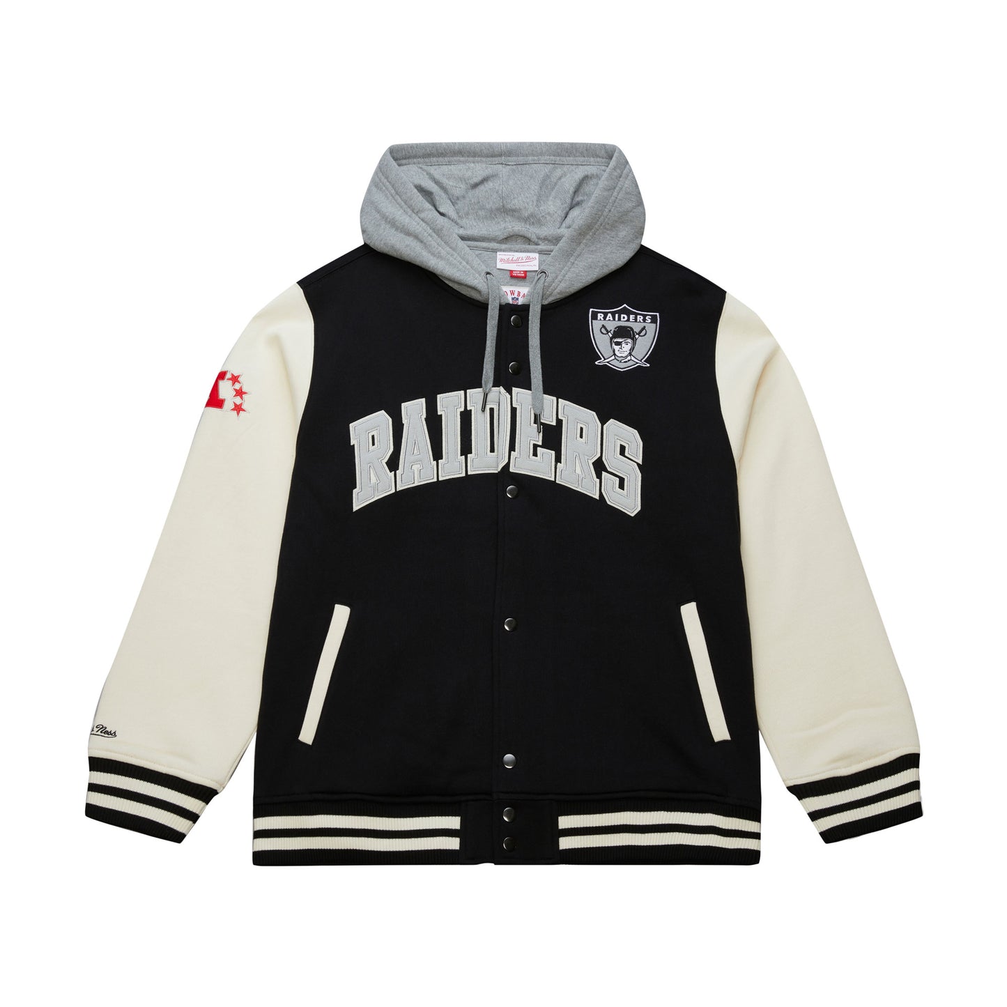 Las Vegas Raiders Rinkside Fleece Full-Snap Jacket - Mitchell & Ness