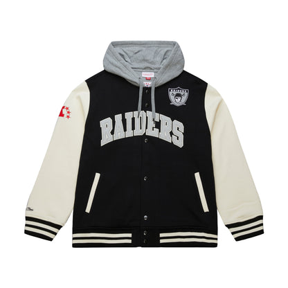 Las Vegas Raiders Rinkside Fleece Full-Snap Jacket - Mitchell & Ness