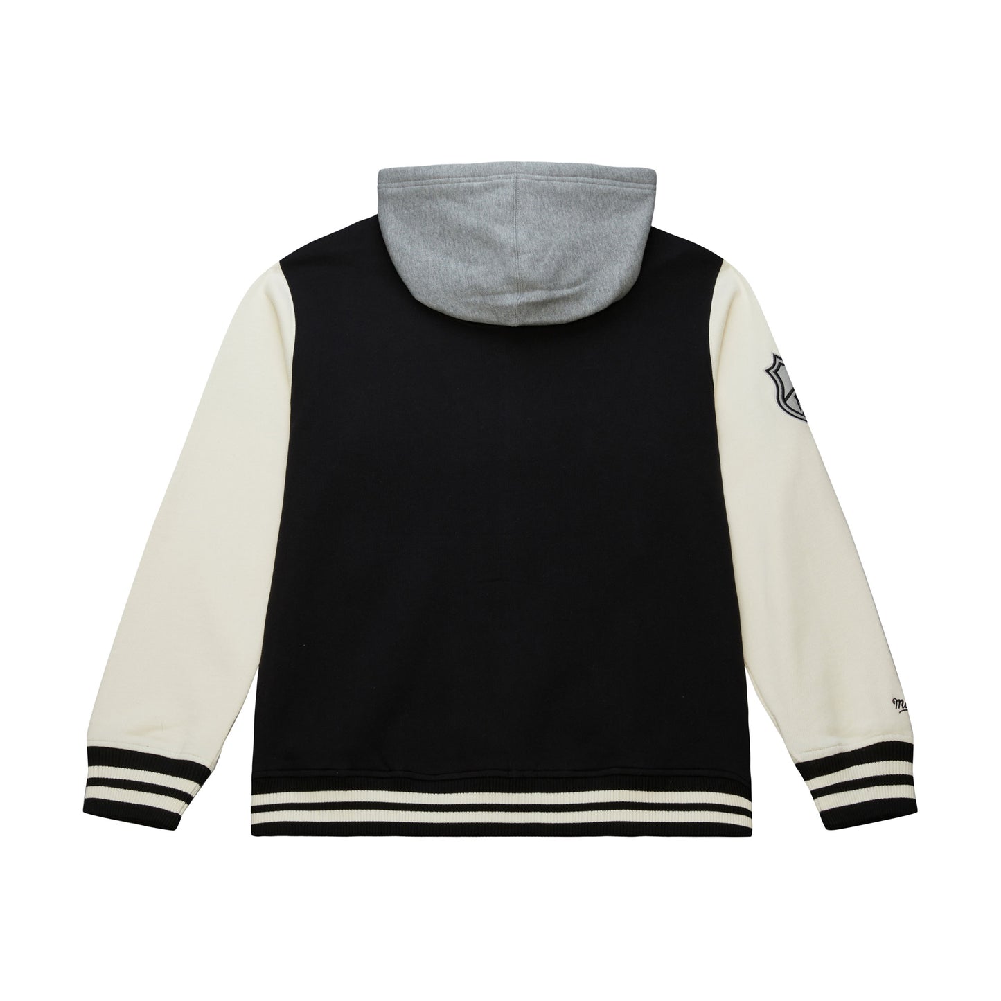 Los Angeles Kings Black Rinkside Fleece Full-Snap Jacket - Mitchell & Ness