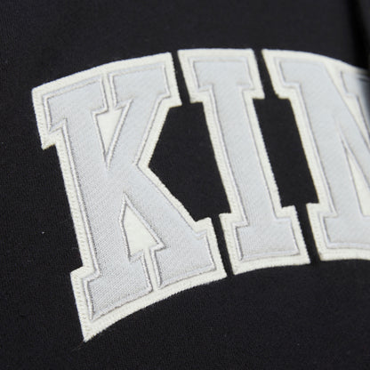 Los Angeles Kings Black Rinkside Fleece Full-Snap Jacket - Mitchell & Ness