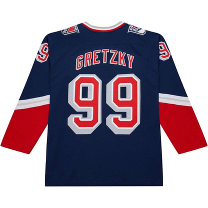 Wayne Gretzky Navy New York Rangers 1996/97 Power Play Player Jersey - Mitchell & Ness