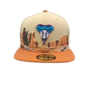 Arizona Diamondbacks Team Landscape Light Beige 59FIFTY Fitted Cap