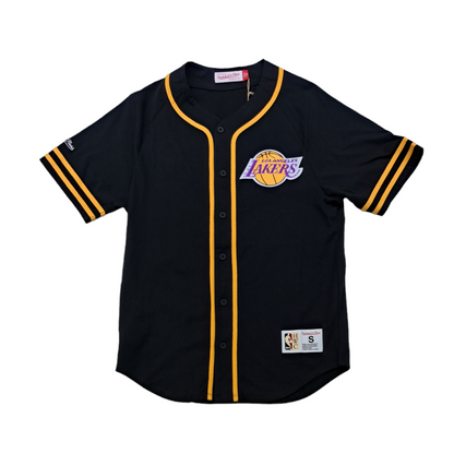 Los Angeles Lakers NBA Fashion Cotton Button Front Mitchell & Ness