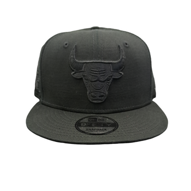 Chicago Bulls Monochrome Black New Era 9FIFTY Snapback Cap