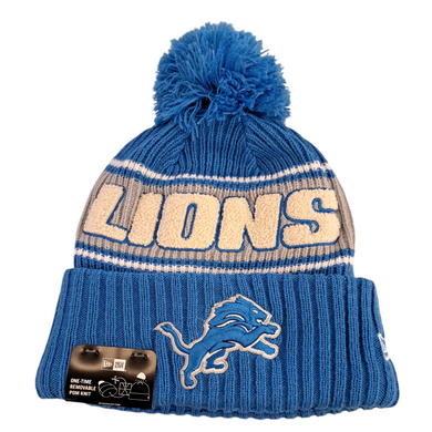 Detroit Lions New Era NFL Sideline 2024 Beanie