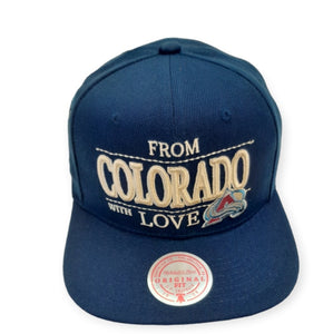 Colorado Avalanche Mitchell&Ness NHL "With Love" Snapback