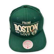 Laden Sie das Bild in den Galerie-Viewer, Boston Celtics Mitchell&amp;Ness NBA &quot;With Love&quot; Snapback