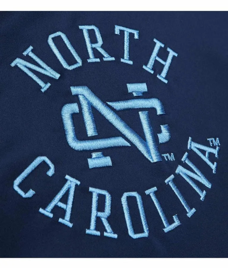 University Of North Carolina Mitchell&Ness NCAA Heavyweight Satin Jacket