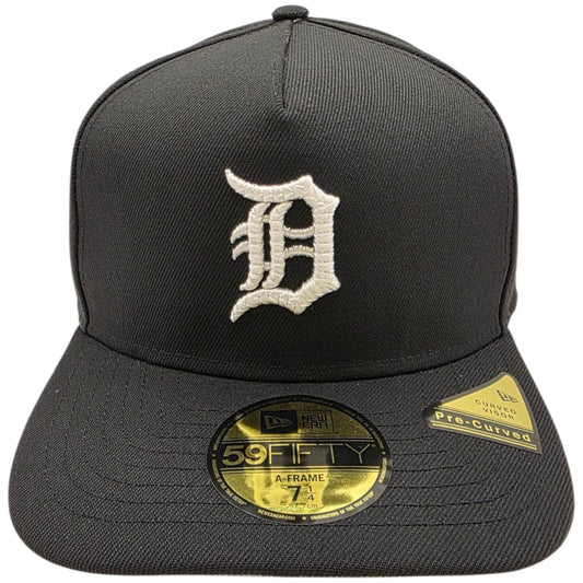 Detroit Tigers  Black Script Safety Pin 59FIFTY A-Frame Fitted - New Era