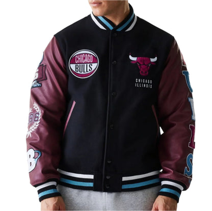 Chicago Bulls NBA Patch Collegejacke - New Era