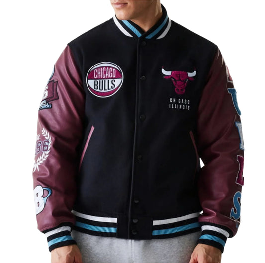 Chicago Bulls NBA Patch Collegejacke - New Era