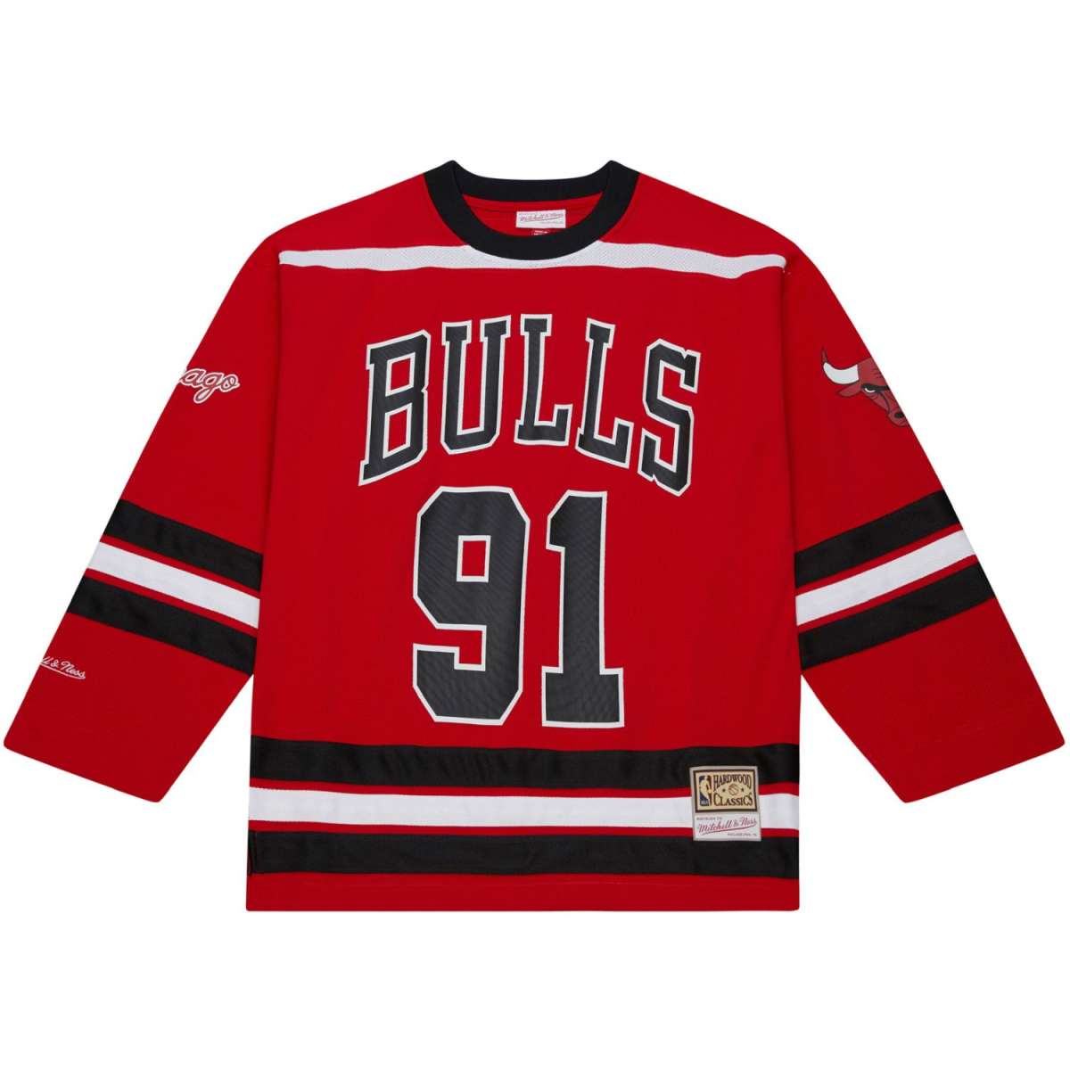 Chicago Bulls Dennis Rodman Hockey Jersey - Mitchell & Ness