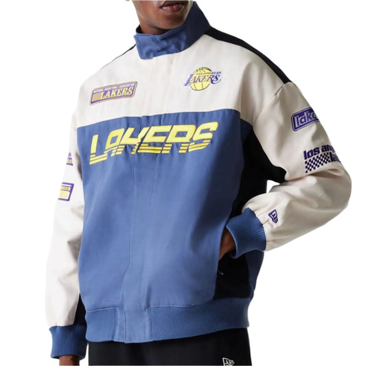 Los Angeles Lakers NBA Motorsport Jacke - New Era