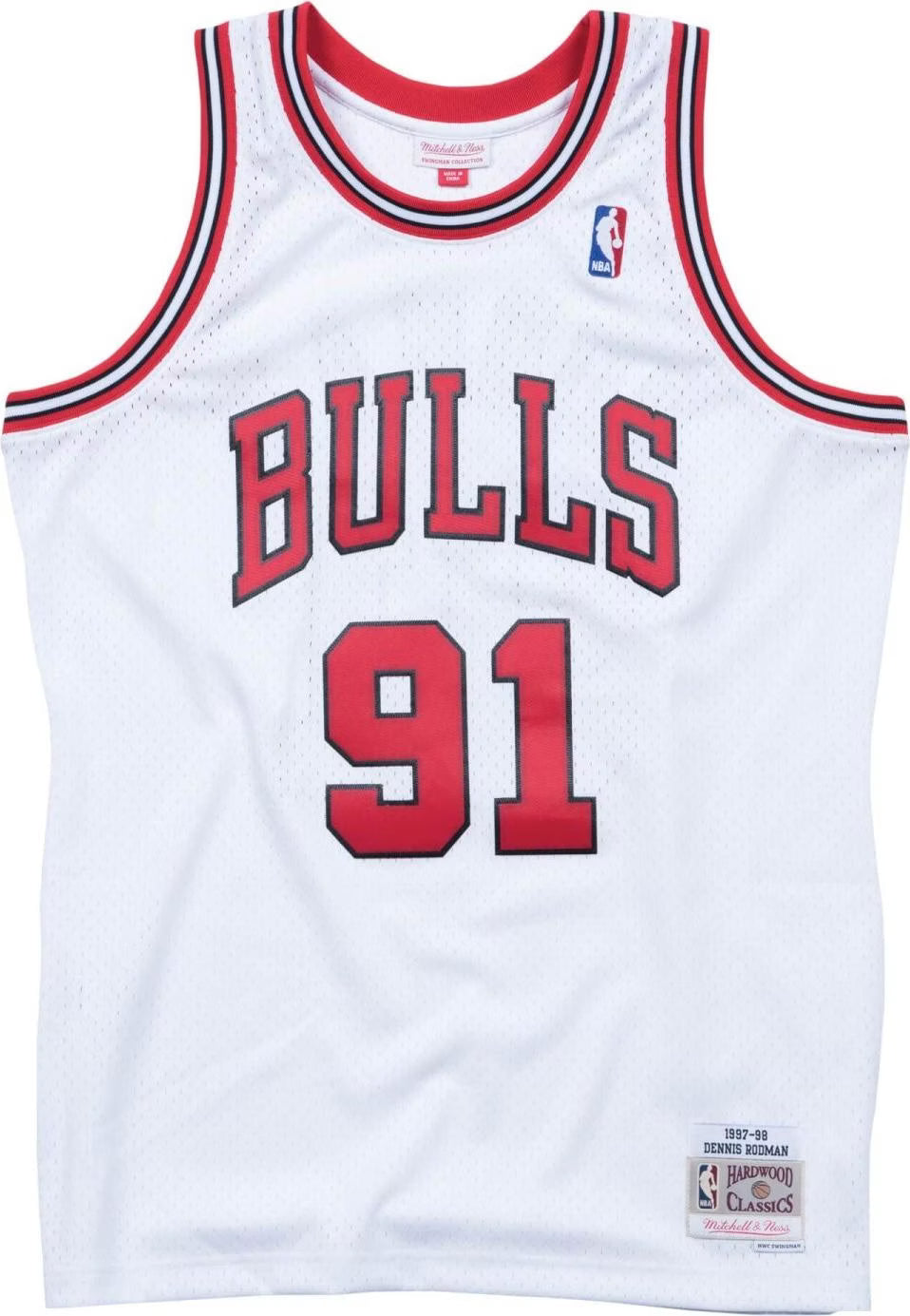 Chicago Bulls 97/98 Dennis Rodman Swingman Jersey - Mitchell & Ness