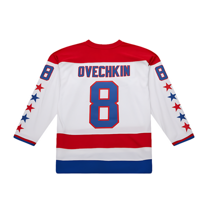 Blue Line Alexander Ovechkin Washington Capitals White Alternate 2012-13 Mitchell&Ness Jersey