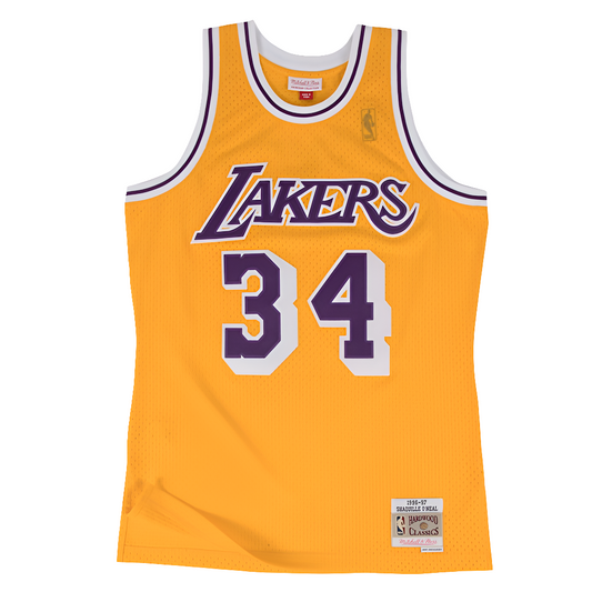 Los Angeles Lakers Shaquille O'Neil Mitchell&Ness HWC Swingman Jersey