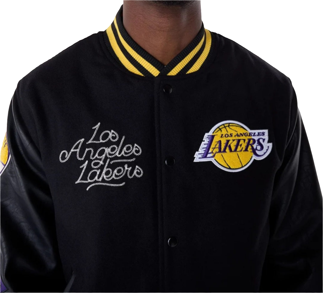 Los Angeles Lakers NBA Patch College Jacke New Era