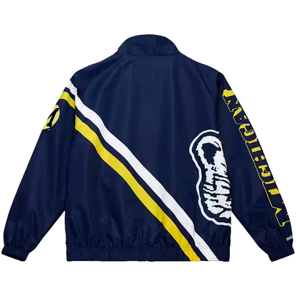 University of Michigan Mitchell&Ness NCAA College Vault Exploded Logo Warm-Up Jacket