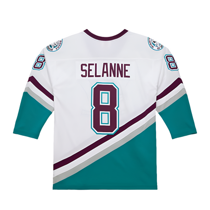 Teemu Selanne White Anaheim Ducks 1996/97 Power Play Player Mitchell & Ness Jersey