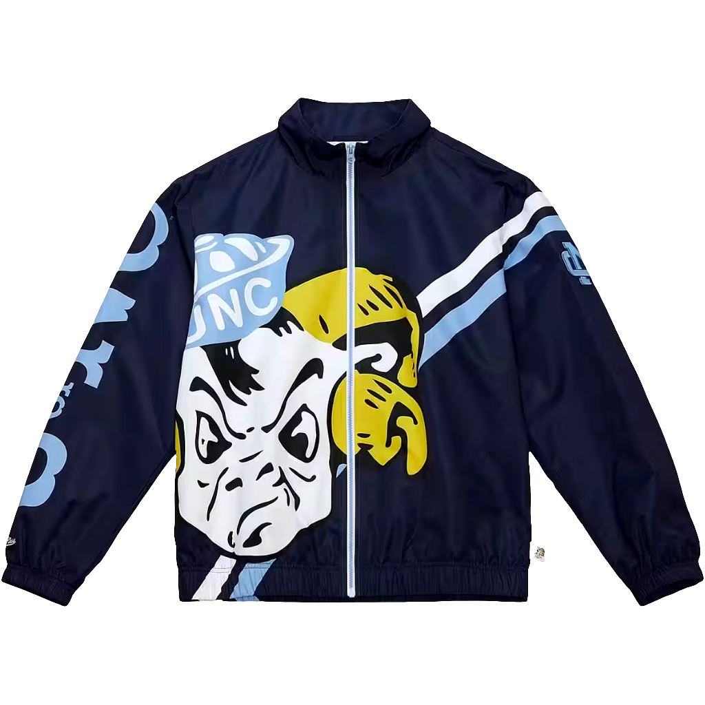 University of North Carolina Mitchell&Ness NCAA College Vault Exploded Logo Warm-Up Jacket