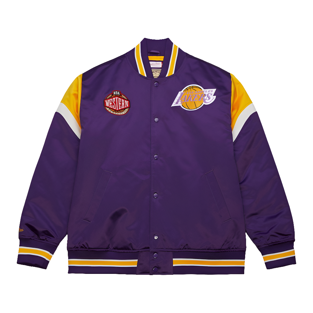 Los Angeles Lakers Mitchell&Ness NBA Heavyweight Satin Jacket