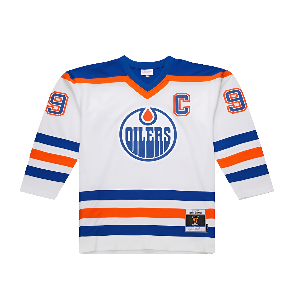 Wayne Gretzky Edmonton Oilers 1986-87 Mitchell&Ness NHL white