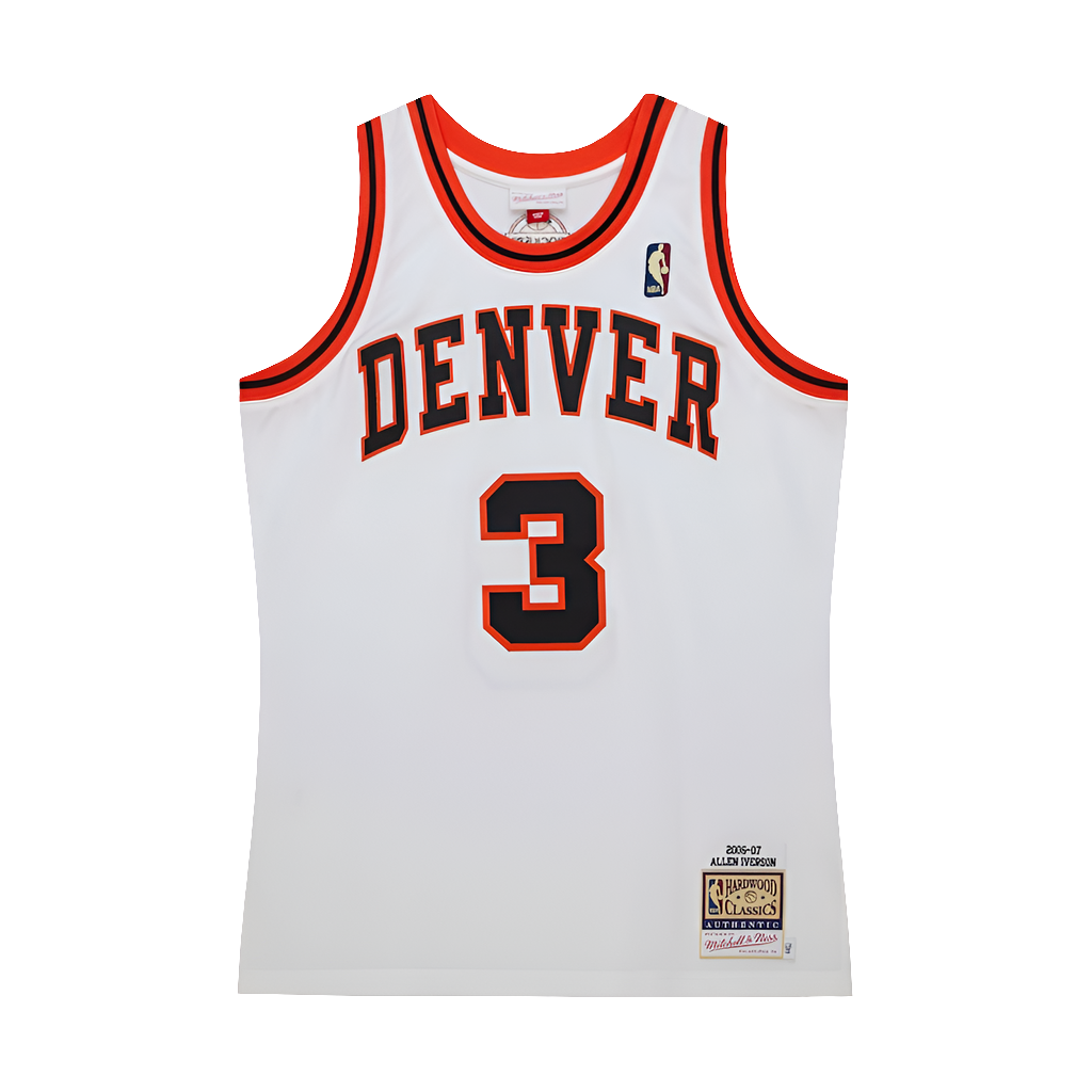 Denver Nuggets Allen Iverson Mitchell&Ness HWC Authentic Jersey