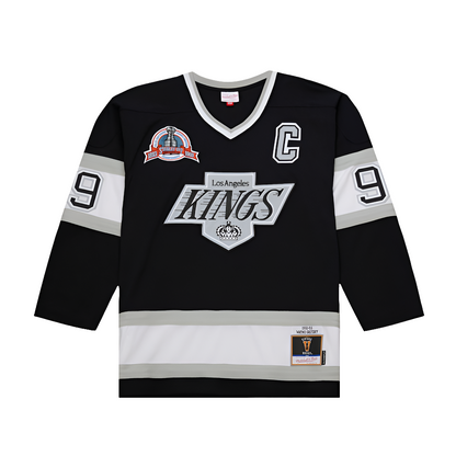 Wayne Gretzky Black Los Angeles Kings 1992/93 Power Play Player Mitchell & Ness Jersey