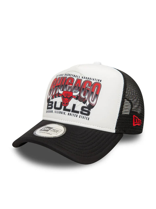 Chicago Bulls Team Colour New Era Tracker Adjustable Snapback Cap