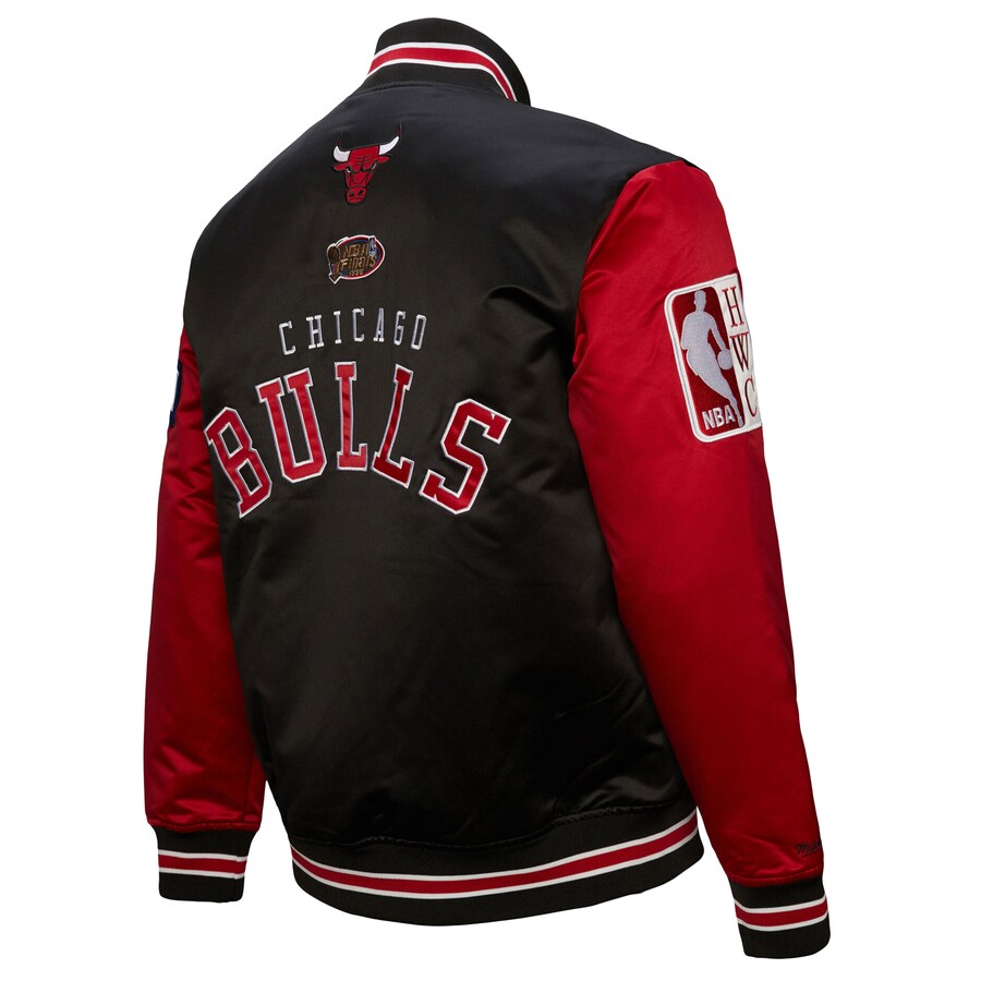 Chicago Bulls NBA Mitchell & Ness Primetime Satin Jacke