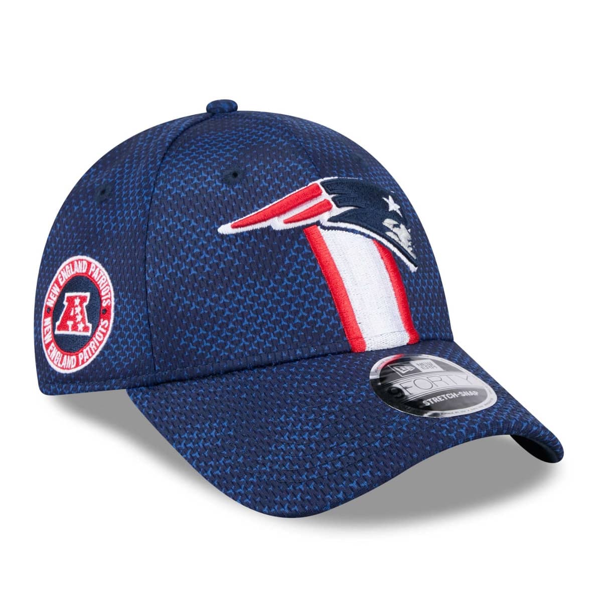 New England Patriots 2024 NFL Sideline New Era 9FORTY Flex Cap