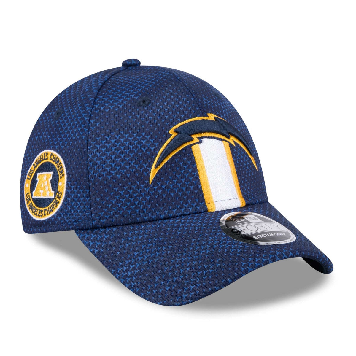 Los Angeles Chargers 2024 NFL Sideline New Era 9FORTY Flex Cap