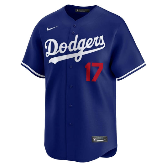 Los Angeles Dodgers Shohei Ohtani #17 Nike Limited MLB Trikot Blau