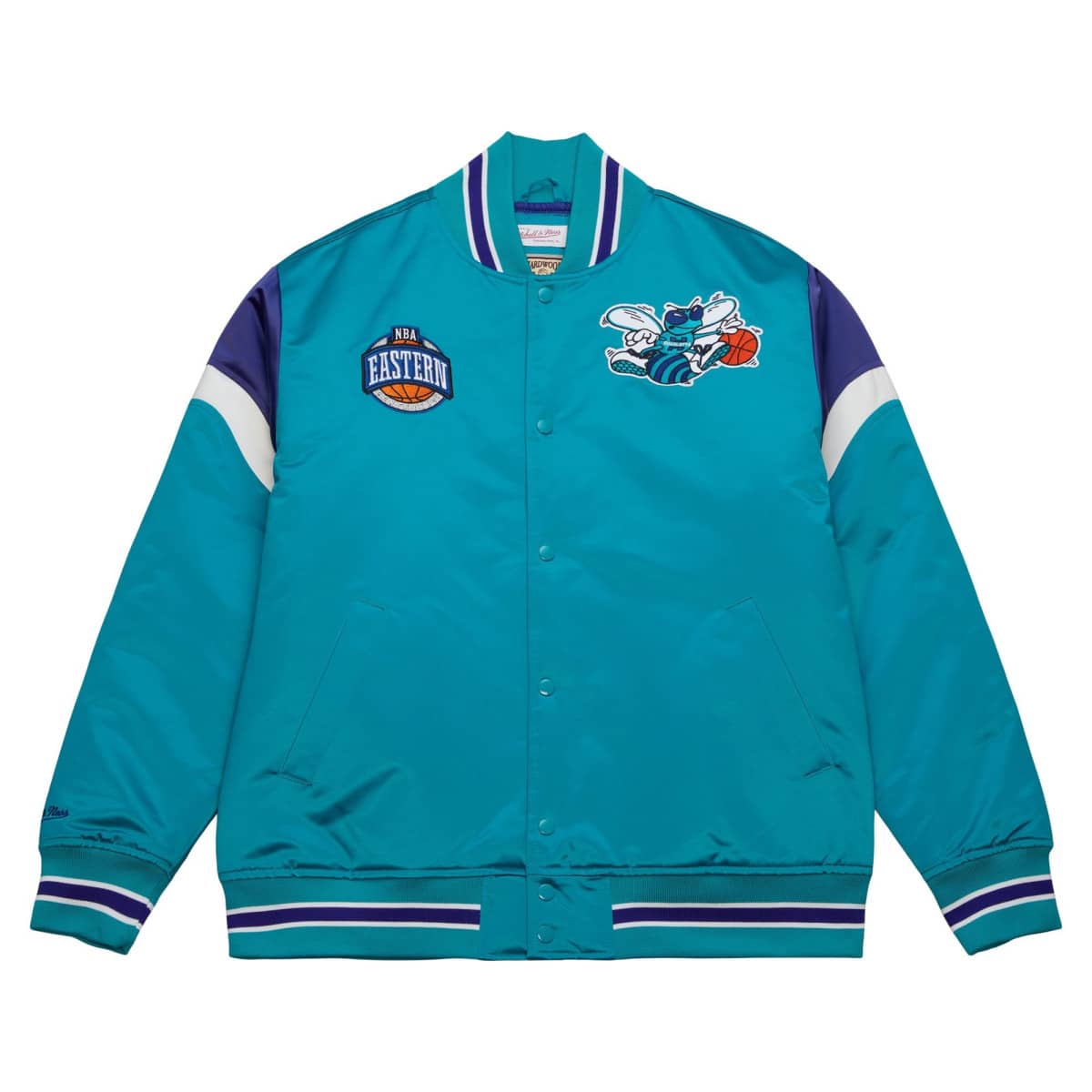 Charlotte Hornets Mitchell&Ness NBA Heavyweight Satin Jacket